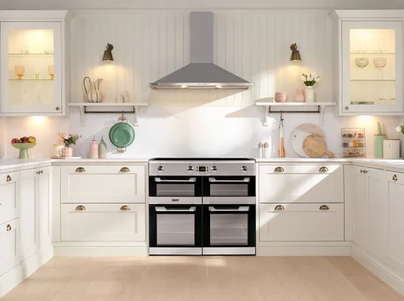 Leisure 100cm Induction Range Cooker with Three Ovens