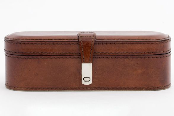 Flamant Manhattan, Jewellery Box, Brown Leather