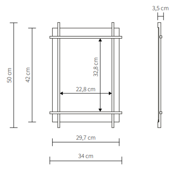 Gejst Daiku picture frame A3 oak