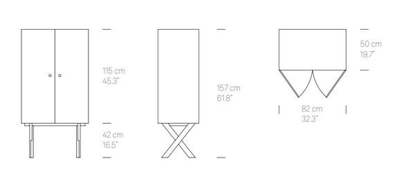 Zanat Touch Cabinet - Tall