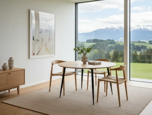 Radis Round Dining Table Man