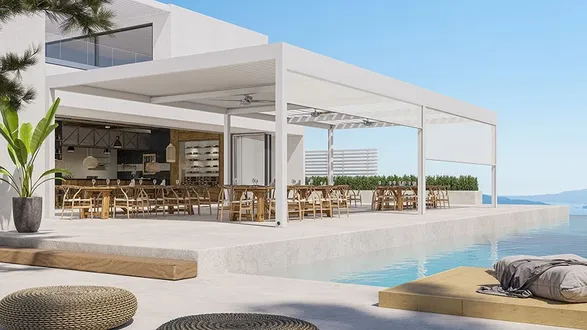 Alumil Smartia Pg160p Santorini Bioclimatic Pergola