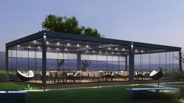 Alumil Smartia Pg160p Santorini Bioclimatic Pergola