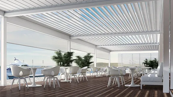 Alumil Smartia Pg160p Santorini Bioclimatic Pergola