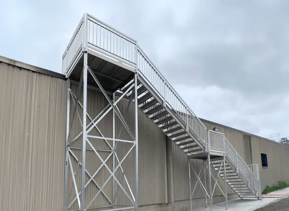 Upside Innovations Prefabricated Metal Stair Towers