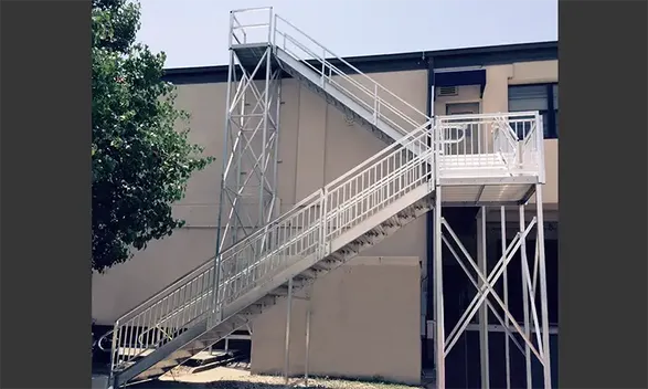 Upside Innovations Prefabricated Metal Stair Towers