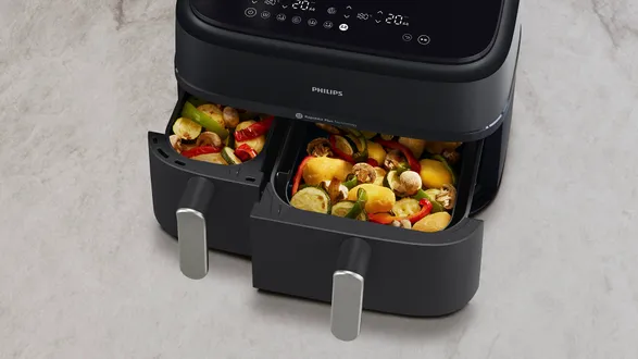 Philips 5000 Series Dual-basket Airfryer With Steam, 9.6 Qt