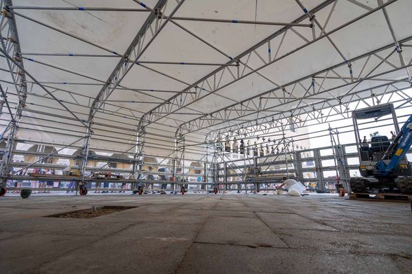 Pilosio Building Roofs Temporary Aluminium Roofs