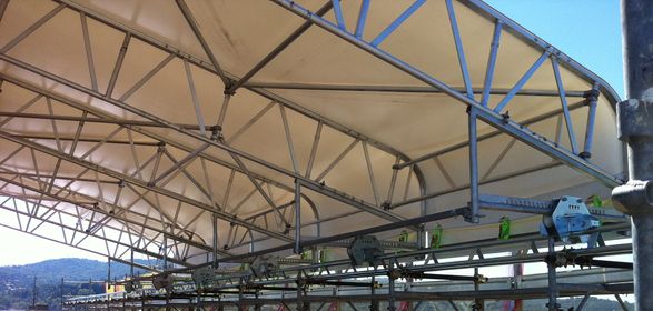 Pilosio Building Roofs Temporary Aluminium Roofs