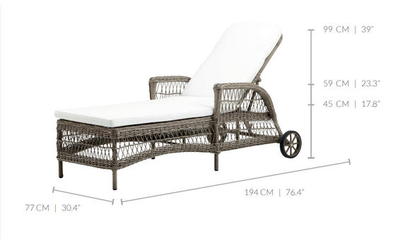 Sika-design Daisy Exterior Sunbed