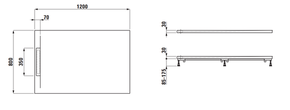 Laufen Pro S Shower Tray