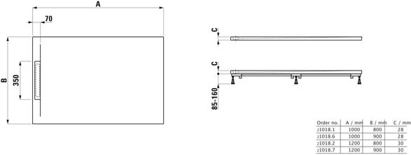 Laufen Pro S Shower Tray