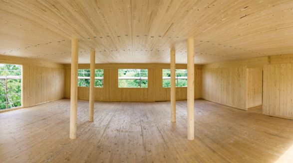 Mm-holz Glulam House Building Elements Timber