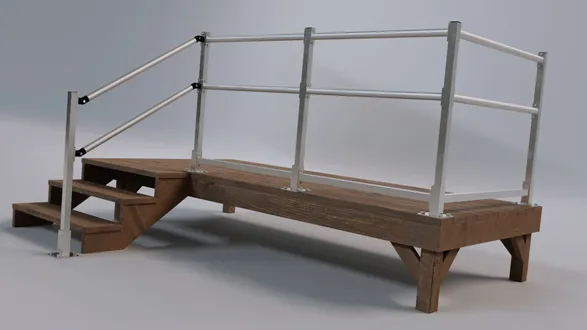 EZ Access Railway® Modular Handrail System