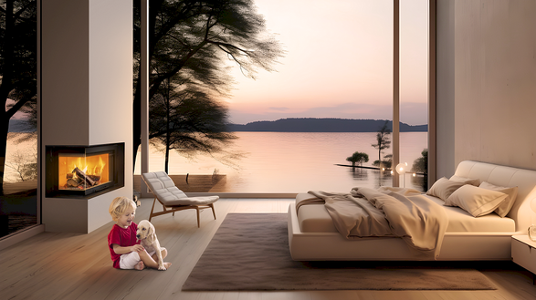 Lacunza Izaro 100 Cli/cld Fireplace