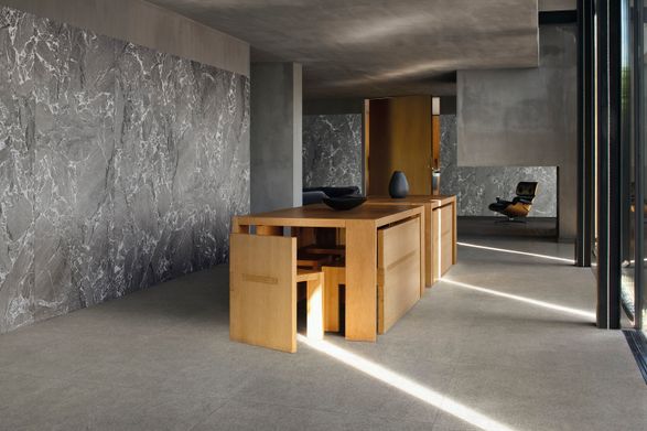 fiandre Maximum Lexicon Arabescato Grigio Marble Slab