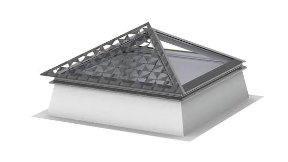 Lamilux Lamilux Glass Skylight Fe Pyramid Hipped