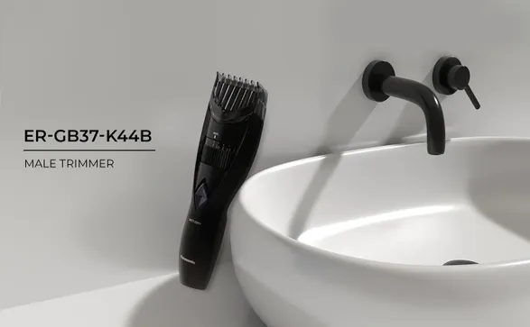 Panasonic Wet/Dry Precision Cutting Rechargeable Trimmer for Men with Quick Adjust Dial