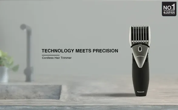 Panasonic Corded/Cordless Rechargeable Trimmer With Quick Adjust Dial