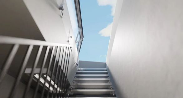 Lamilux Flat Roof Access Hatch Service  FE Skylight