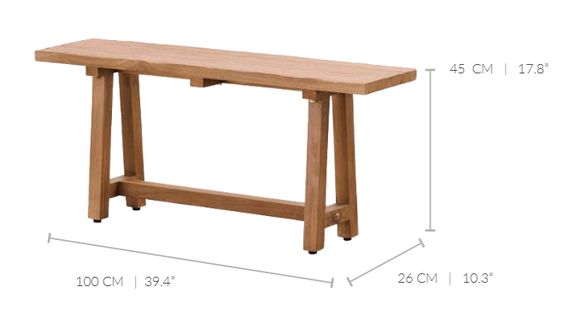 Sika Design Lucas Teak Bench