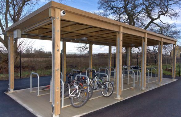 Langley Design Sheldon Cycle Shelter SCS304