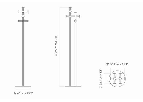 Audo Afteroom Coat Stand
