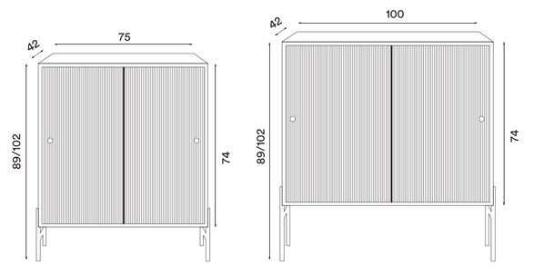 Northern Hifive Glass Cabinet