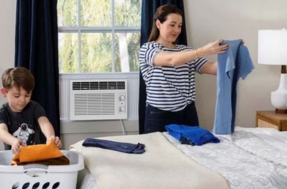 Ge Appliances GE® 5,000 BTU Mechanical Window Air Conditioner for Small Rooms up to 150 sq ft.