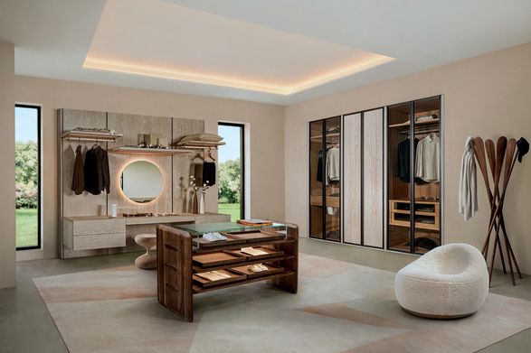 Riva 1920 Incastro Isola Storage Cabinet