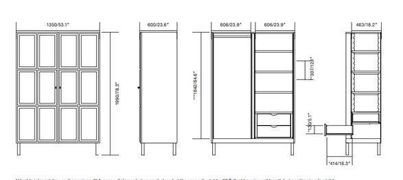Pinch Frey Armoire Tall Cabinetry