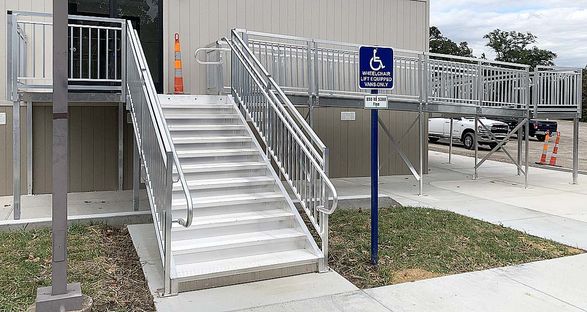 Upsideinnovations Prefabricated Commercial Metal Stairs
