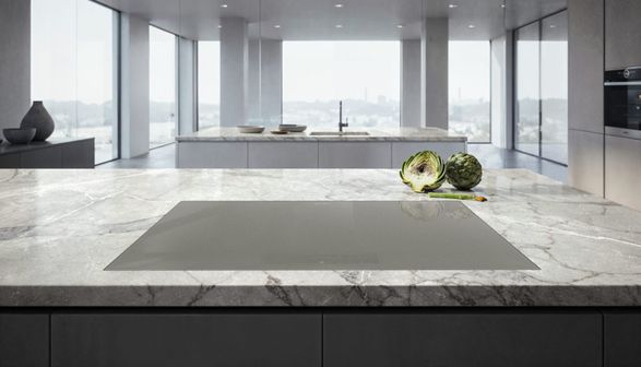 Galvamet 5-burner Induction Cooktop – Pearl Grey