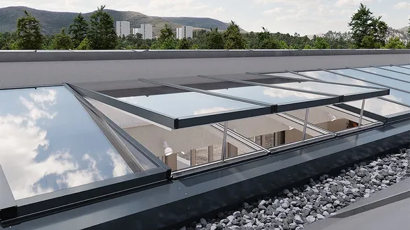lamilux Lamilux Modular Glass Skylight Ms78
