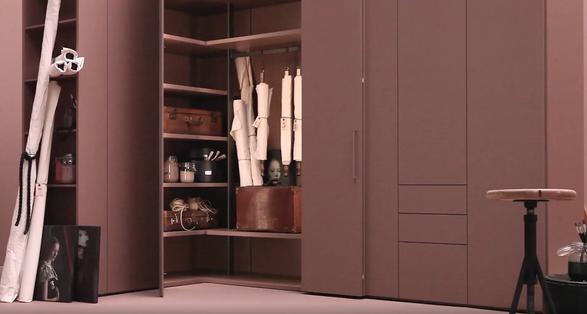Caccaro Corner Module Wardrobe