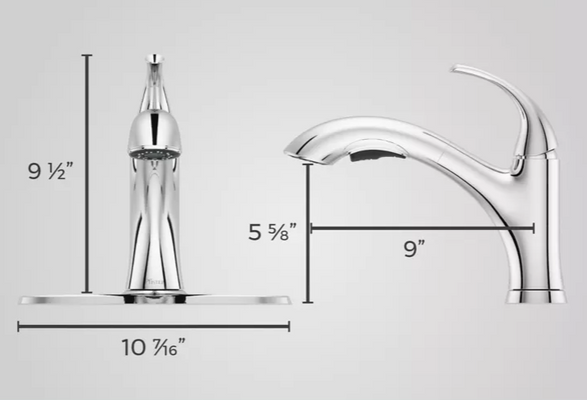 Pfisterfaucets Wray Kitchen Taps