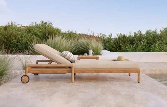 Ethnicraft Jack Outdoor Adjustable Lounger