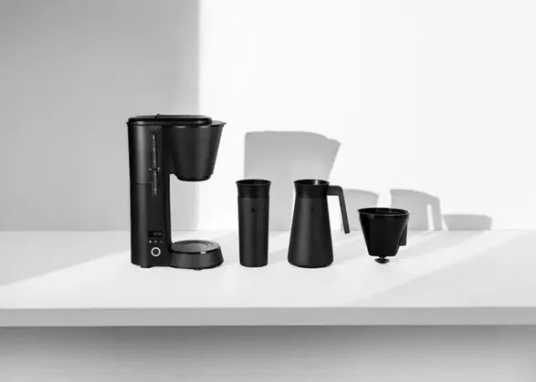 WMF KITCHENMINIS AROMA COFFEE MAKER THERMO TO GO DEEP BLACK