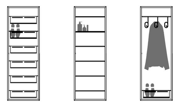 Kristalia Box/Boxone Shoe Cabinet