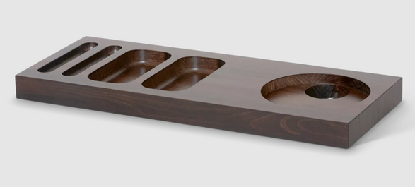 Bentley Xanthic Welcome Tray Mahogany