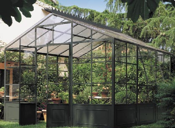 Unopiu Orangerie Freestanding Greenhouse With Polycarbonate Roofing