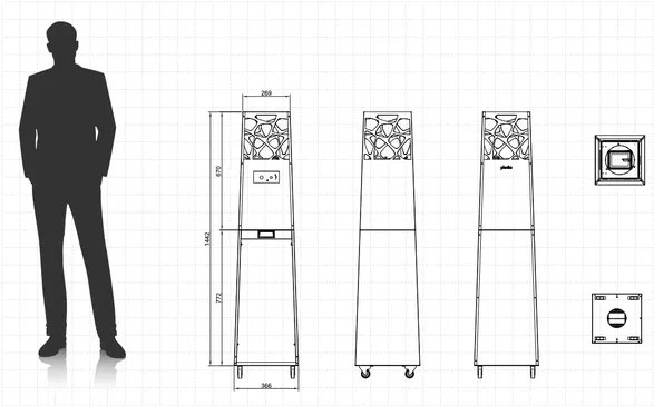 Planika Pyramid Outdoor Fireplaces