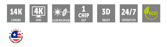 Barco I600‑4K15 Projector