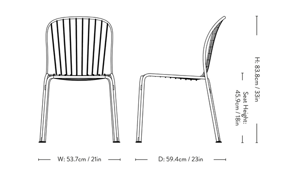 &tradition Thorvald Sc94 Outdoor Side Chair