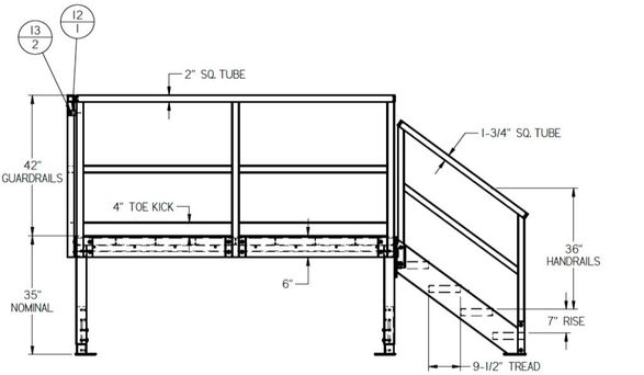 Upsideinnovations Generator Access Stairs