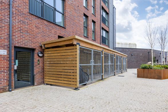 Langley Design Sheldon Cycle Shelter SCS313