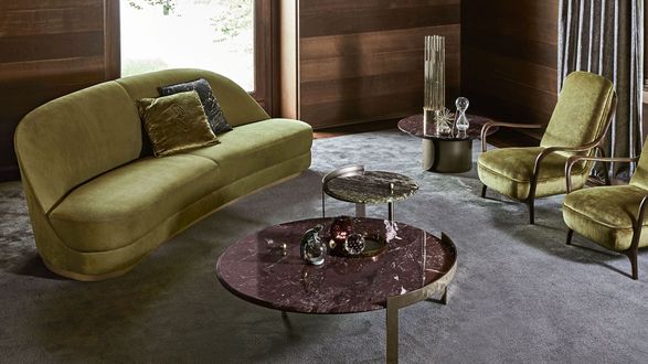 Opera Contemporary Kathy Bean Shaped Sofa