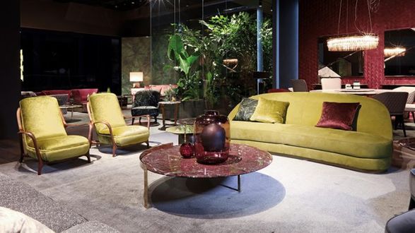 Opera Contemporary Kathy Bean Shaped Sofa