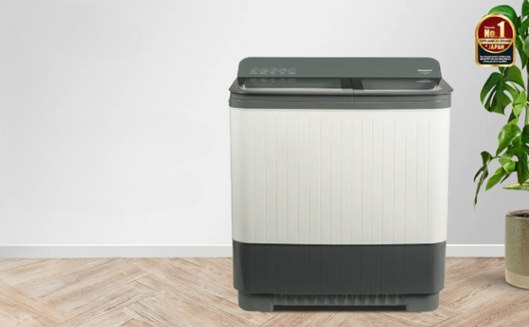Panasonic 10 Kg 5 Star Semi-automatic Glass Lid Top Loading Washing Machine