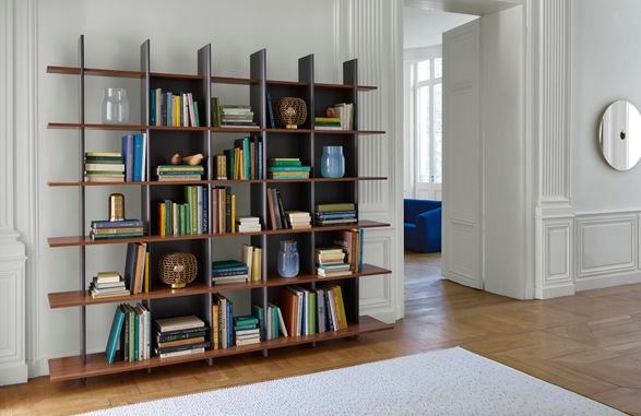 Ligne Roset Alliteration Single Shelving Unit White Lacquer